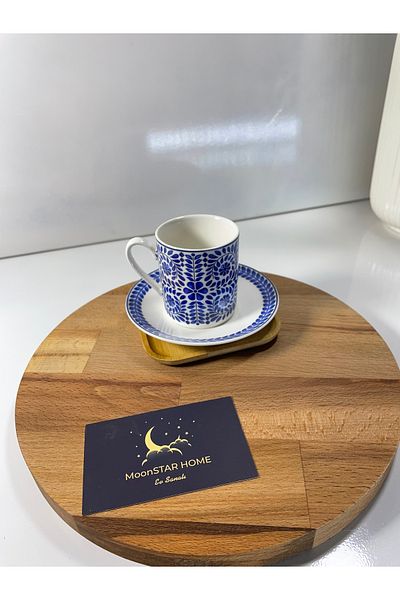 Madame Coco Papillon 2-Piece Coffee Cup Set - Colorful - 90 ml