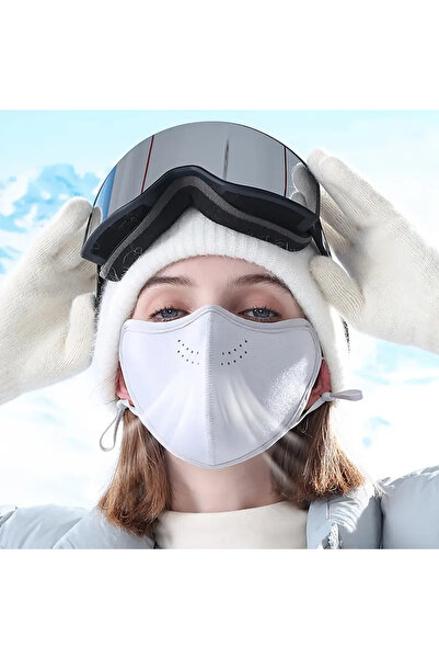 BABUN Lastikli Ayarlanabilir Çift Taraflı Kışlık Polar Spor Yarım Kış Kar Mot...