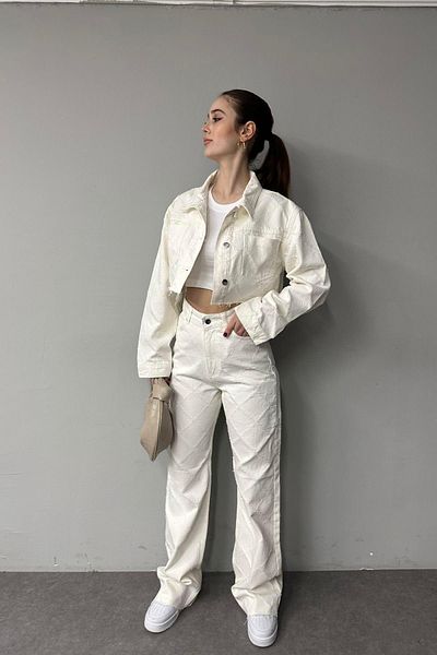 lizge giyim Self Patterned Pants