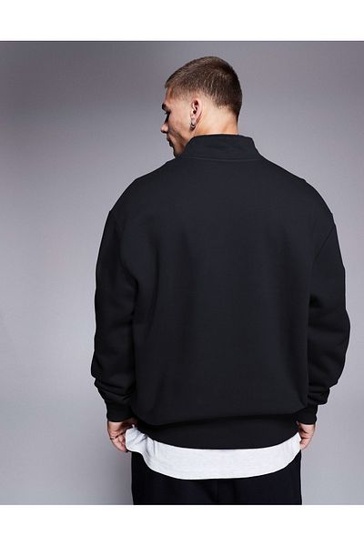 BayBayan Men's Half Zipper Seasonal Winter Thick Sweatshirt