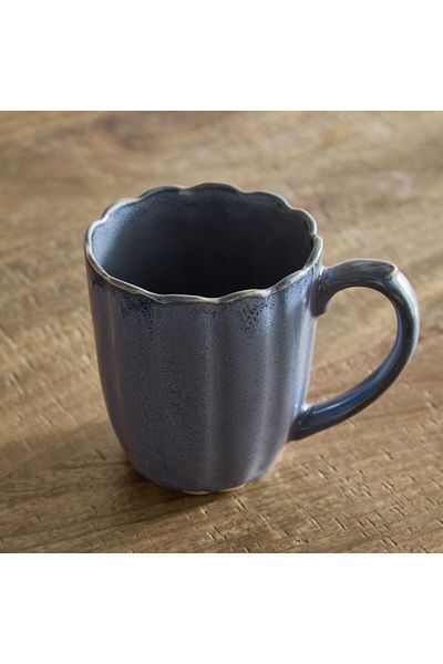 Home Box Donna Stripe Flower Cut Mug 390 ml