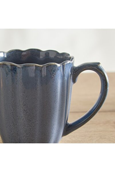 Home Box Donna Stripe Flower Cut Mug 390 ml