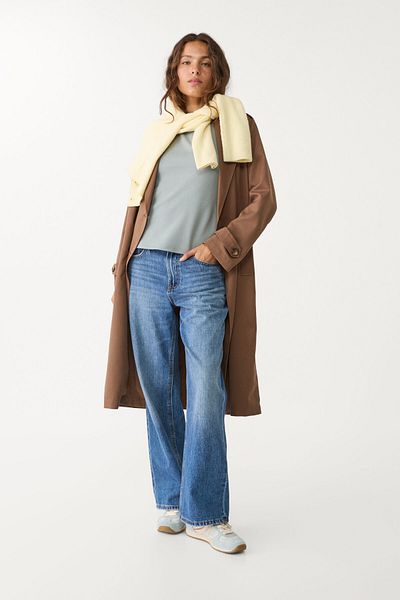 Stradivarius Interlock boat neck top