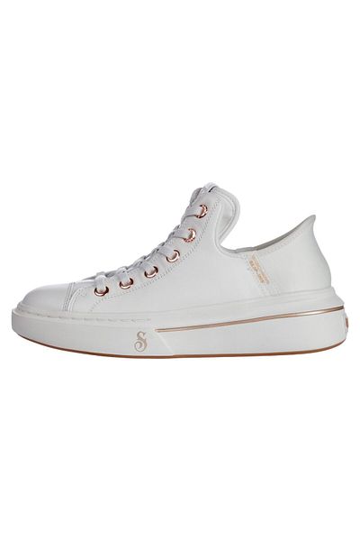 SKECHERS Women's sneakers SKECHERS SNOOP ONE-OG LEATHER - SLIP-INS - 186001WHT
