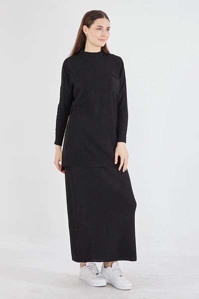 NİSUM MODA Pocket Detail Selvim Kit Skirt Suit