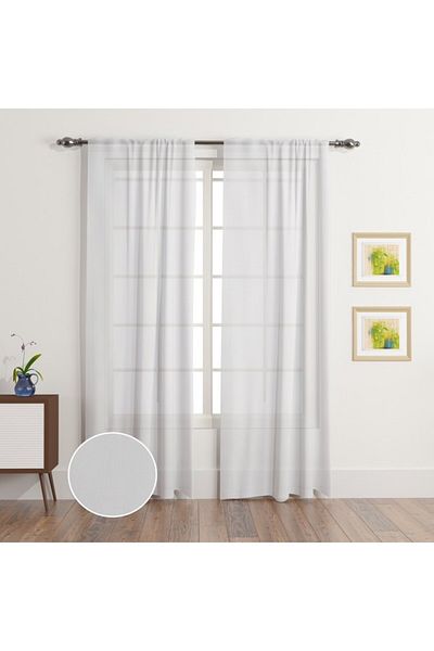 Home Box Atlanta Single Voile Sheer Curtain 135x300 cm
