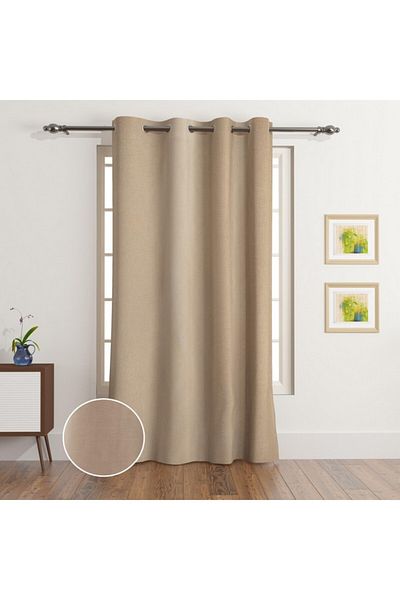 Home Box Amity Dupioni Extra Long Single Curtain 140x300 cm