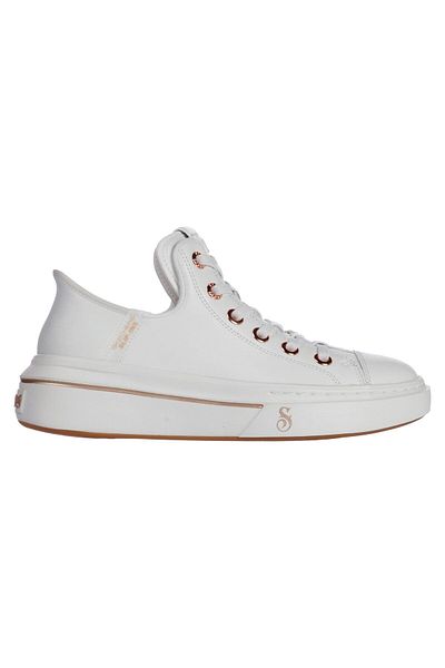SKECHERS Women's sneakers SKECHERS SNOOP ONE-OG LEATHER - SLIP-INS - 186001WHT