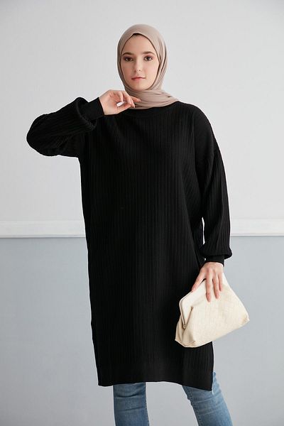 NİSUM MODA Nopen Fitted Knitting Tunic