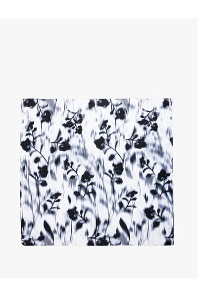 Koton Abstract Patterned Square Shawl