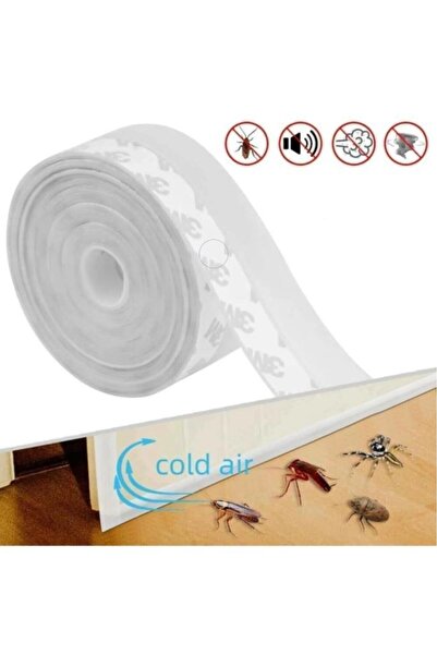 Nirnisa 5 Metre Kapı Altı Bandı Pencere Rüzgar Önleyici Soğuk Kesici Toz Böcek Geçirmez İzolasyon Bant Bantı
