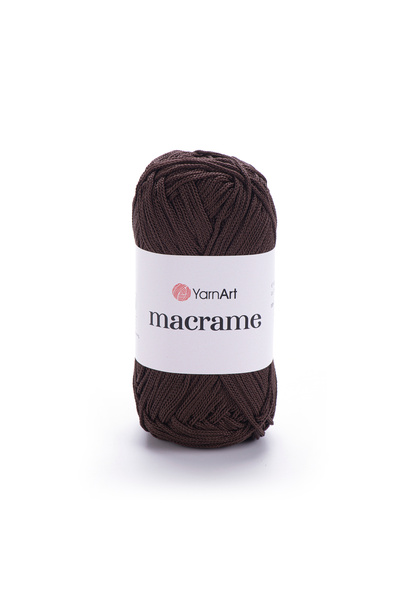 Yarnart Macrame Thread -100% Polyester, 90 Grams, 130 Meters, Scanable, Bag, Accessories-157