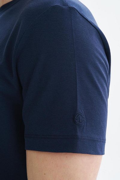 Arma Ανδρικό μπλουζάκι Navy Blue Regular Fit Basic Single Jersey Crew Neck T-shirt Y 29344472002