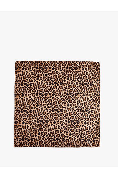 Koton Square Leopard Shawl