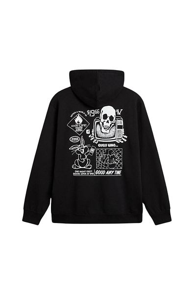 Vans Мъжки черен суитшърт Crazy Eddy 66 Loose Po