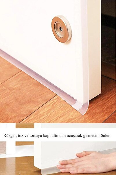 Nirnisa 5 Metre Kapı Altı Bandı Pencere Rüzgar Önleyici Soğuk Kesici Toz Böcek Geçirmez İzolasyon Bant Bantı