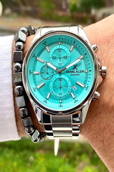 Daniel Klein Men's Wristwatch - Stainless Steel Cord, +3 Atm Waterproof