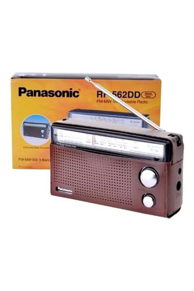 PANASONIC 3-Band Battery Operated FM/MW/SW Radio RF-562DD2 Black/Noir