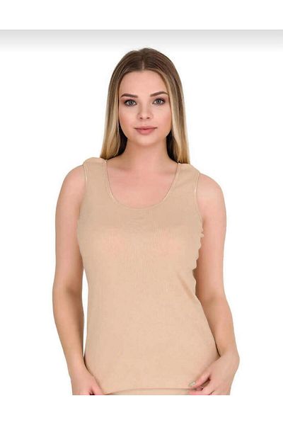 Berrak 2127 Women's Lycra Thick Strap Undershirt 3 Pieces