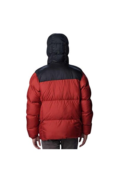 Columbia Pufffect Hooded Orange Coat