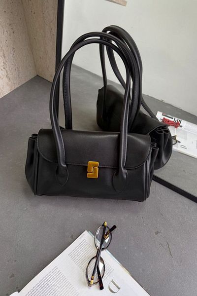 LEONAS Geantă de mână și de umăr Jessica Black pentru femei