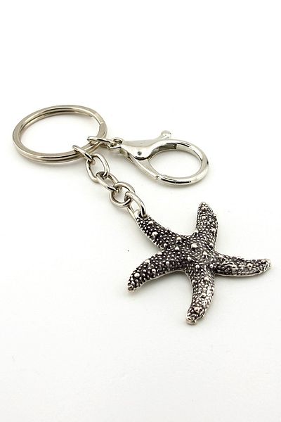 Solfera Sea Star Ocean Seaside Beach Summer Metal Key Chain Kc216
