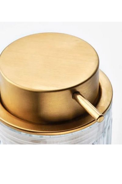 IKEA Premium Ποιότητα Προϊόντος Παραγωγής Ανθεκτικό Μοντέρνο Σχεδιασμό 350 Ml Γυάλινο Διανομέα Υγρού Σαπουνιού SILVTJÄRN