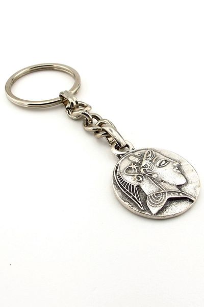 Solfera Athena Iconic Ancient Greek Greek Coin Tetradramas Metal Keychain Kc185
