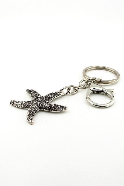 Solfera Sea Star Ocean Seaside Beach Summer Metal Key Chain Kc216