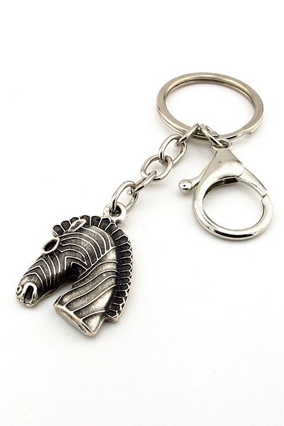 Solfera Troy Ancient Mythology Horse-Shaped Metal Key Chain Kc198