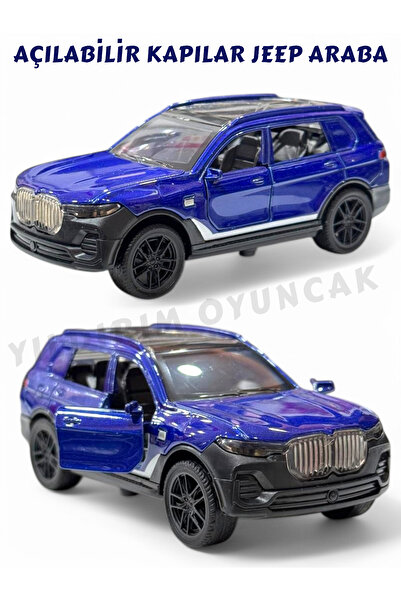 YILDIRIM OYUNCAK Açılabilir Kapı 10 cm Kutulu Die Cast Koleksiyon Jeep Araba - Koleksiyon Model Araba 10 cm