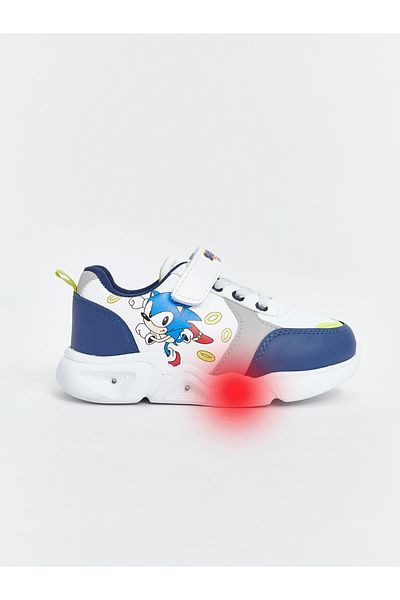 LC Waikiki Lcw Steps White Printed Baby Boy Sneakers