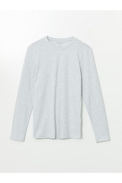 LC Waikiki LCWAIKIKI Basic Crew Neck Long Sleeve Combed Cotton Men's T-Shirt