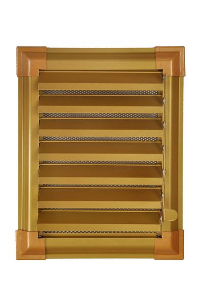 Panjur DÜNYASI 45 X 45 Aluminum Gold Bathroom Wc Vent Louver