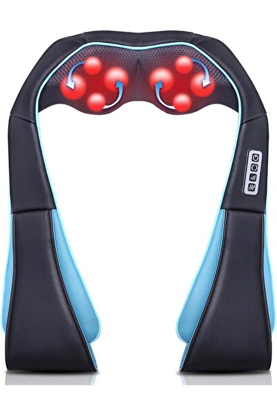 valkyrie Şarjlı Shiatsu Bel Bacak Ayak Sırt Boyun Masaj Aleti Isıtmalı 8 Nodüllü 1. Kalite Rahatlatı