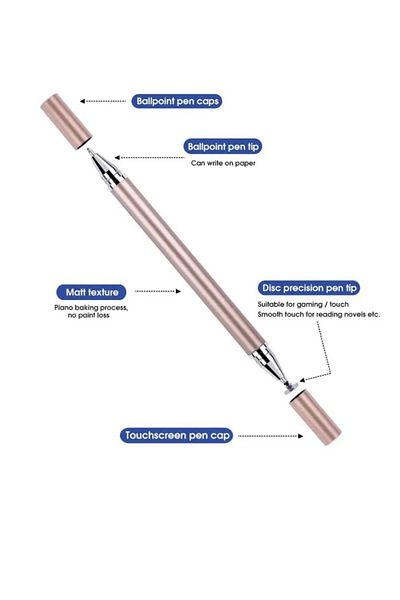 COTAS Ipad Iphone Ios Android Compatible Pencil 2in1 Touch Pen