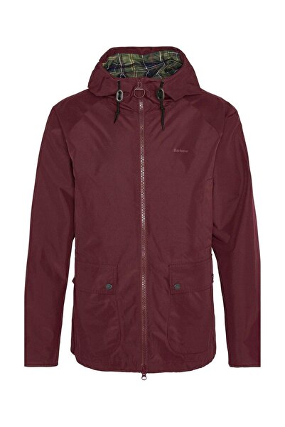 Barbour Hooded Domus Ceket Re91 Bordeaux