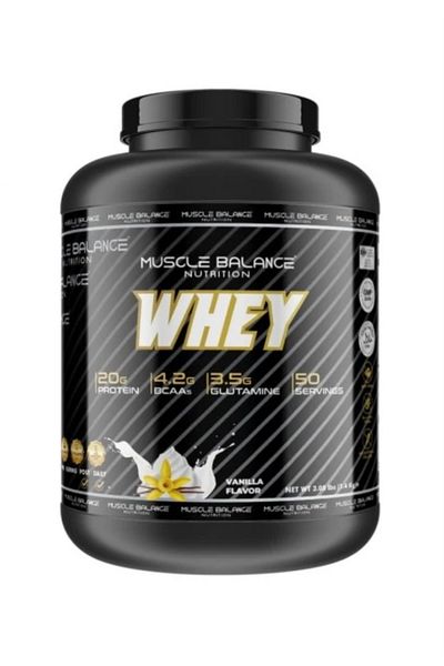 MUSCLE BALANCE Whey Protein 1400 Gr 50 Servings Vanilla