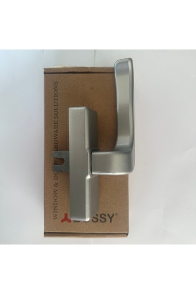 BOSSY TEK MAÇA ALÜMİNYUM CEPHE PENCERE KOLU (GÜMÜŞ RENK)