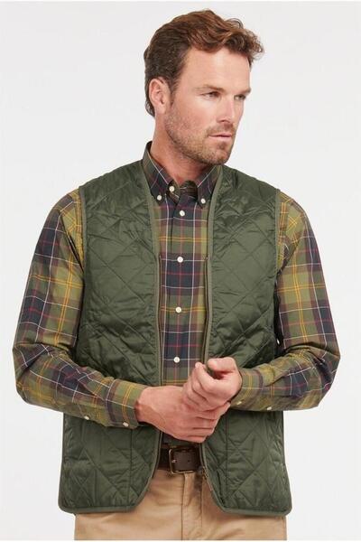 Barbour Quilted Içlik-yelek - Bedale, Beaufort, Ashby Ve Bristol Ceketler Ile Uyumludur Gn92 Olive C