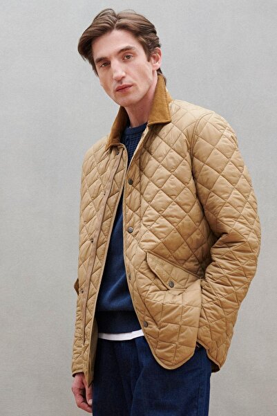 Barbour Modern Chelsea Kapitone Ceket Be32 Sand