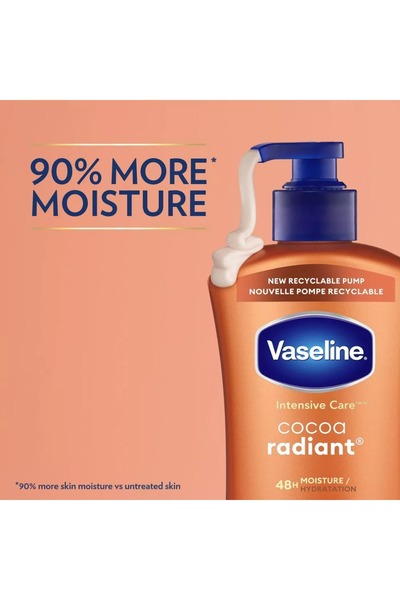Vaseline Intensive Care Moisturizing Cocoa Body Lotion Vazelin Kakao Nemlendirici Losyon 600ml
