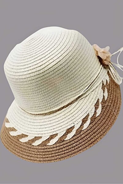 Trenderrs Жіночий органічний плетений літній капелюх-клош