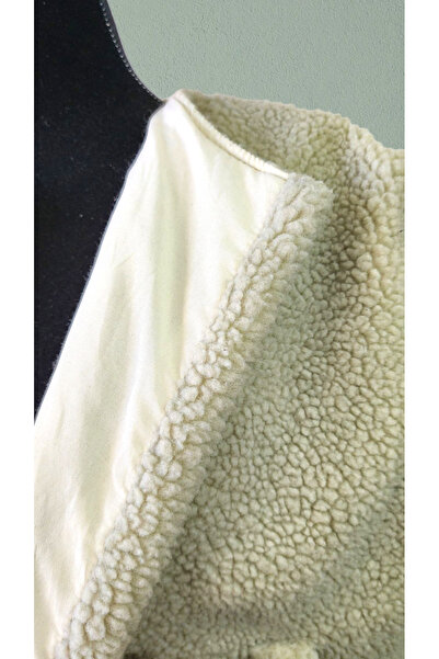 AHMERA Women's Cream Wool Vest