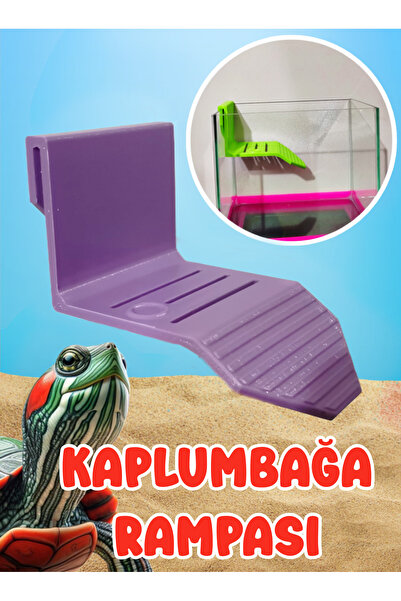 Akvaryum Kaplumbaga Rampası ( S BOY ) Kaplumbaga Kayası Platformu