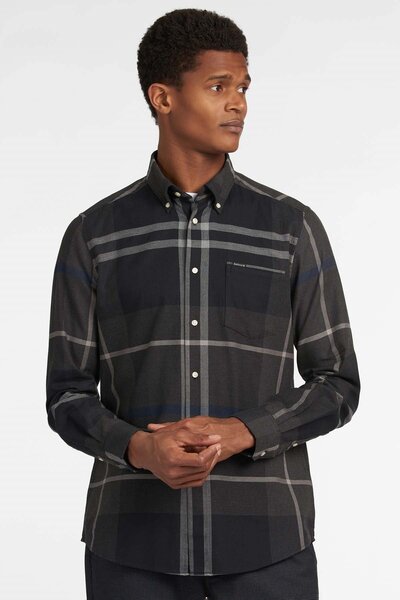 Barbour Erkek Dunoon Tailored Gömlek Gy38 Graphit