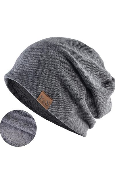 ARDSU Unisex Astari Fleece Χειμερινό Πλεκτό Μπερέ