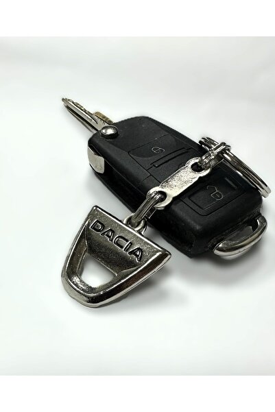 STİLİX GARAGE Breloc auto Dacia 3D argintiu