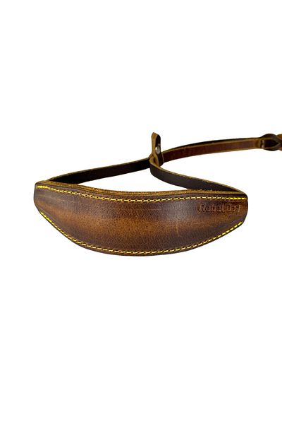 Rebel Dog Premium Genuine Leather Adjustable All-Breed Competition and Casual Collar