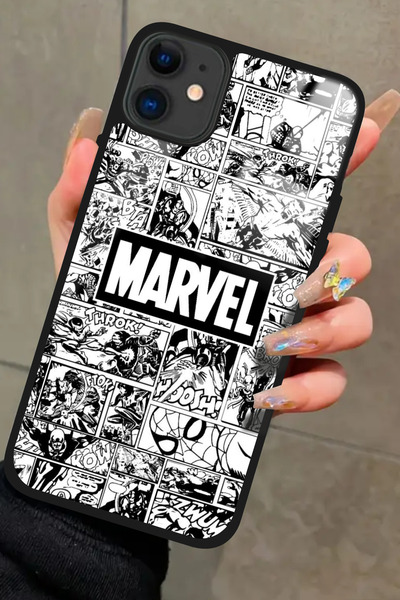 Snacase Apple iPhone 11 Uyumlu Marvel Tasarımlı Glossy Premium Kılıf
